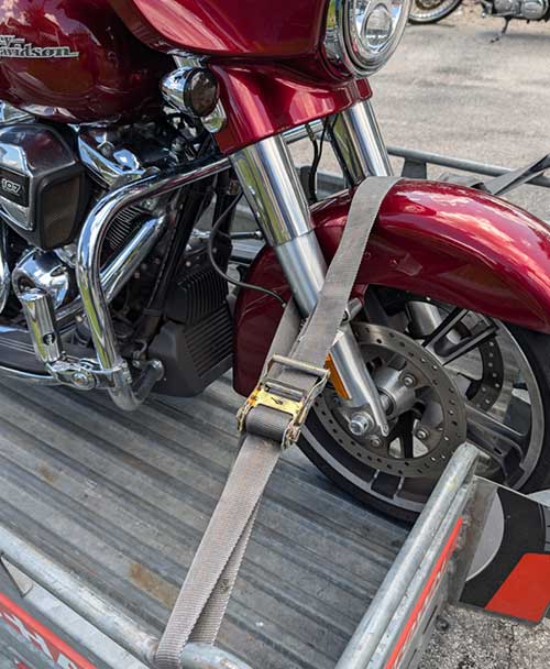 Image of Towing a Motorcycle