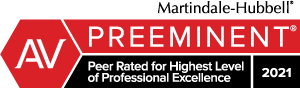 Peer Rated for Highest Level of Professional Excellence